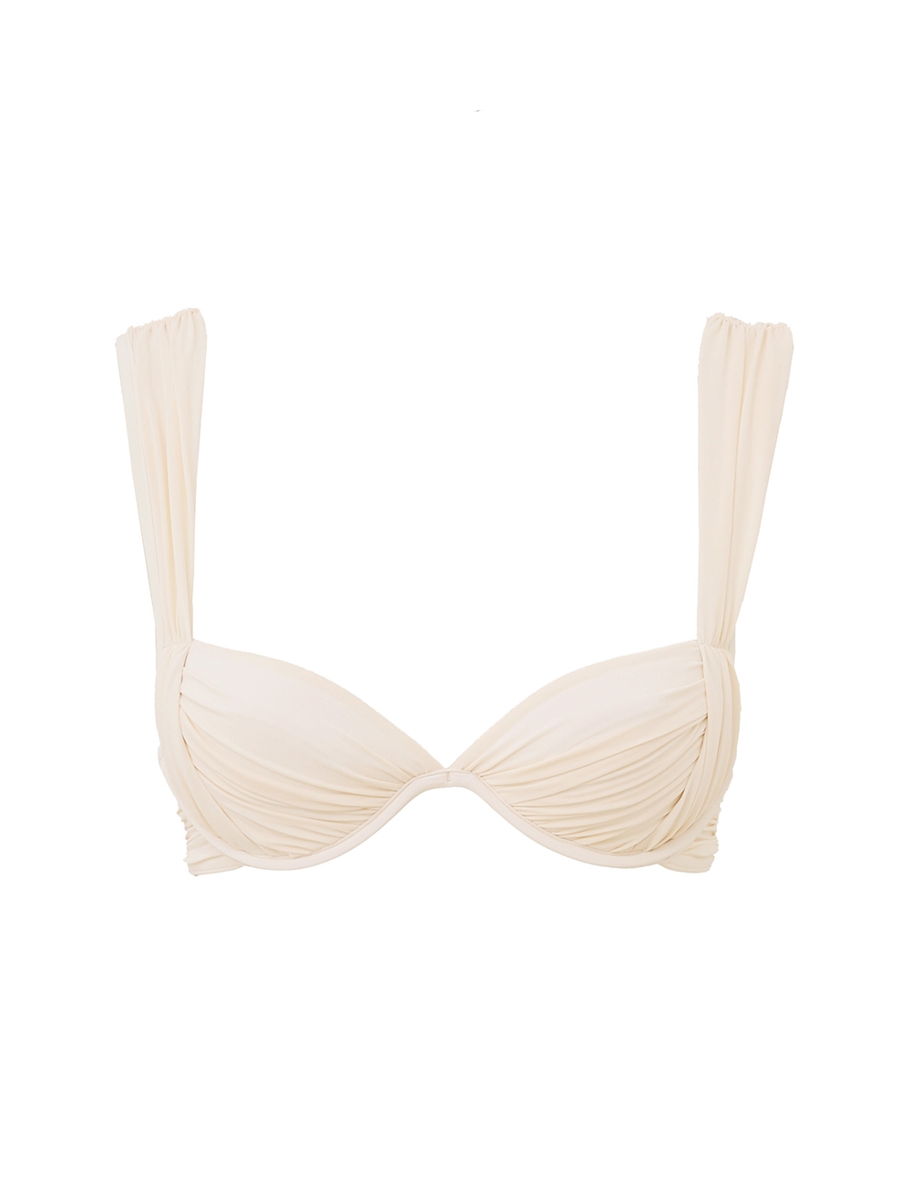 Zimmermann Roselight Drape Bikini Top