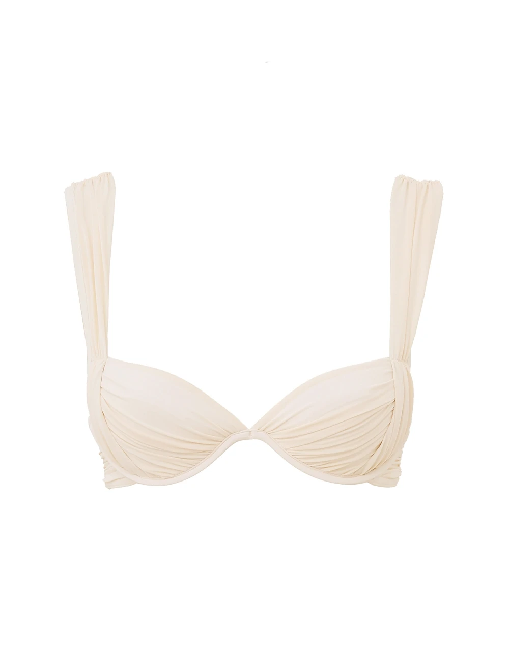 Zimmermann Roselight Drape Bikini Top