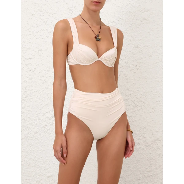 Zimmermann Roselight Drape High Pant, view 2
