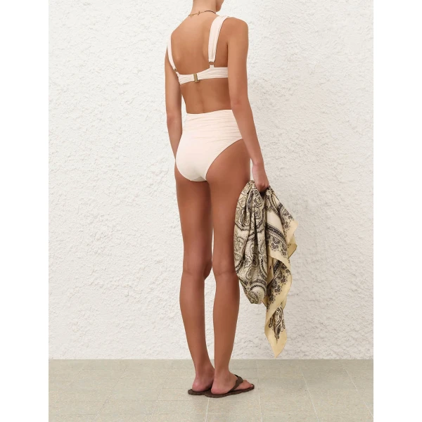 Zimmermann Roselight Drape High Pant, view 4