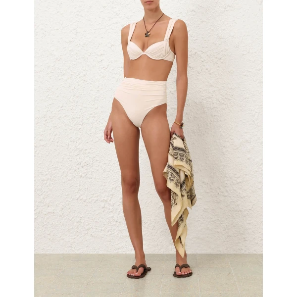 Zimmermann Roselight Drape High Pant, view 5