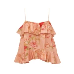 Zimmermann Roselight Frill Cami Top