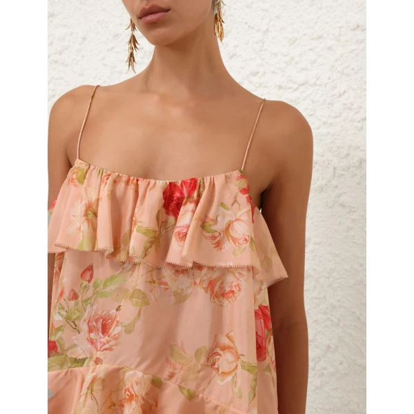 Zimmermann Roselight Frill Cami Top, view 5