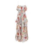 Zimmermann Roselight Frill Maxi Dress