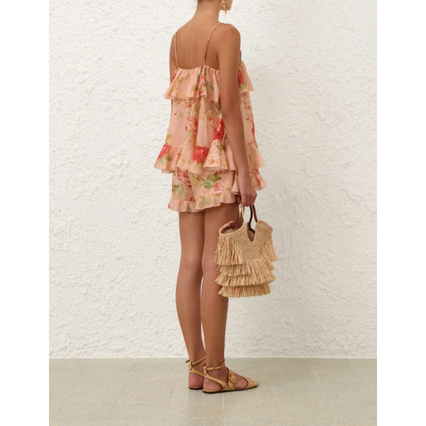 Zimmermann Roselight Frill Short, view 4