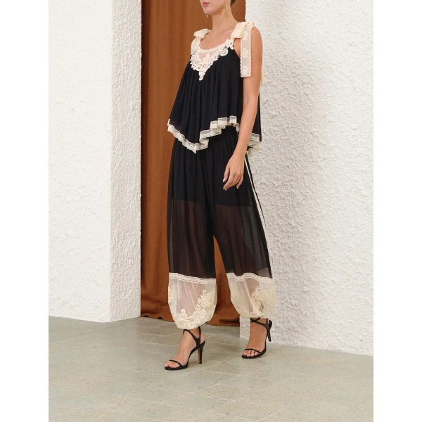 Zimmermann Roselight Harem Pant, view 3
