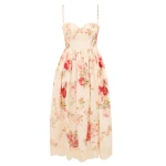 Zimmermann Roselight Picnic Midi Dress