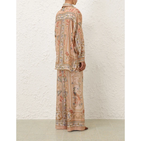 Zimmermann Roselight Relaxed Shirt, view 4