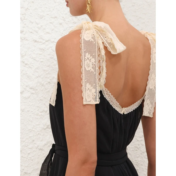 Zimmermann Roselight Slip Maxi Dress, view 5