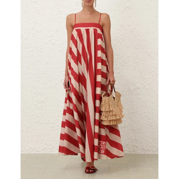 Zimmermann Roselight Stripe Maxi Dress, view 2
