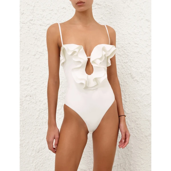 Zimmermann Solstice Frill Plunge 1PC, view 2