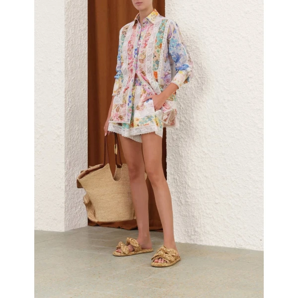Zimmermann Solstice Spliced Shirt, view 3
