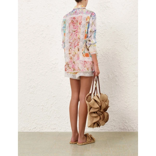Zimmermann Solstice Spliced Shirt, view 4