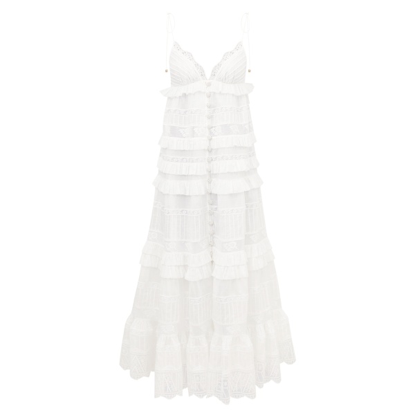 Elevate your elegance in this Zimmermann Dresses available now at Luxury Shoes 