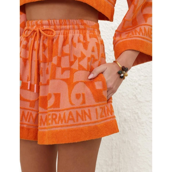 Zimmermann Solstice Towelling Short, view 4