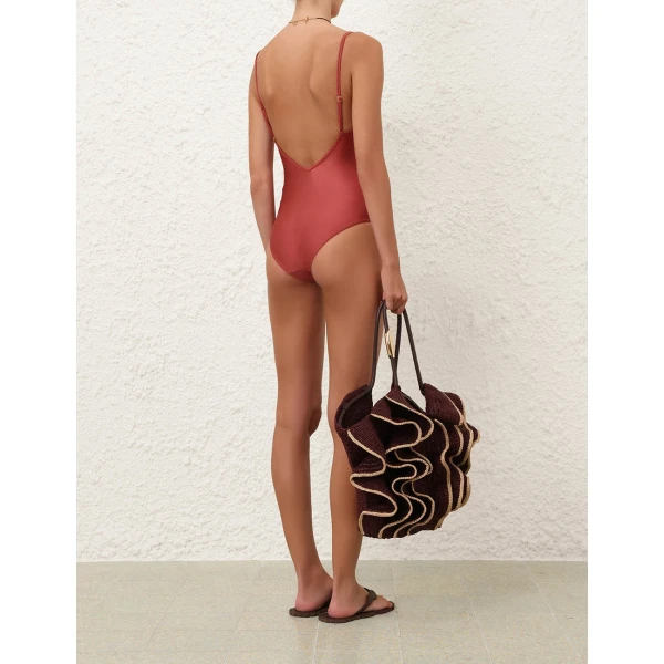 Zimmermann Solstice Tuck Plunge 1PC, view 4