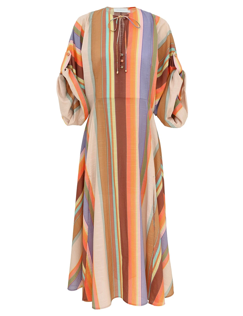 Zimmermann Solstice Tunic Midi Dress | Ready to Wear Collection Luxury Shoes Zimmermann Solstice Tunic Midi Dress