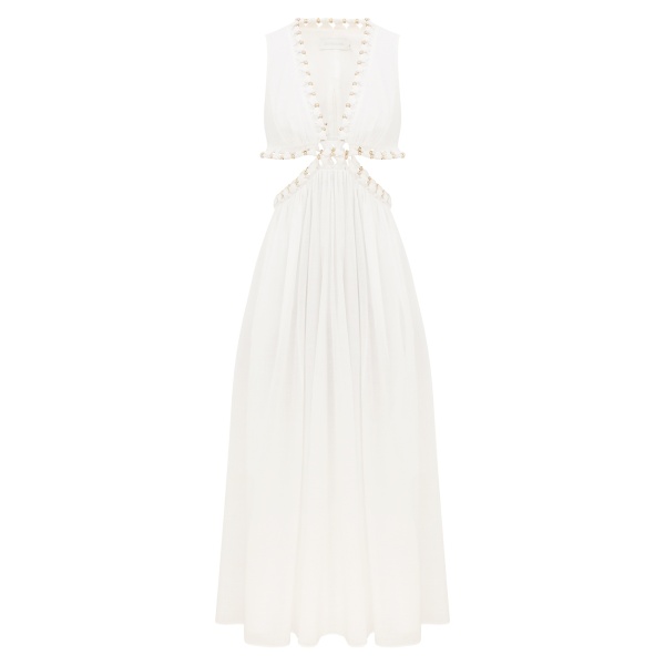 Elevate your elegance in this Zimmermann Dresses available now at Luxury Shoes 