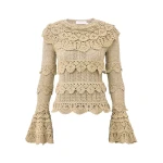Zimmermann Sundance Crochet Frill Top