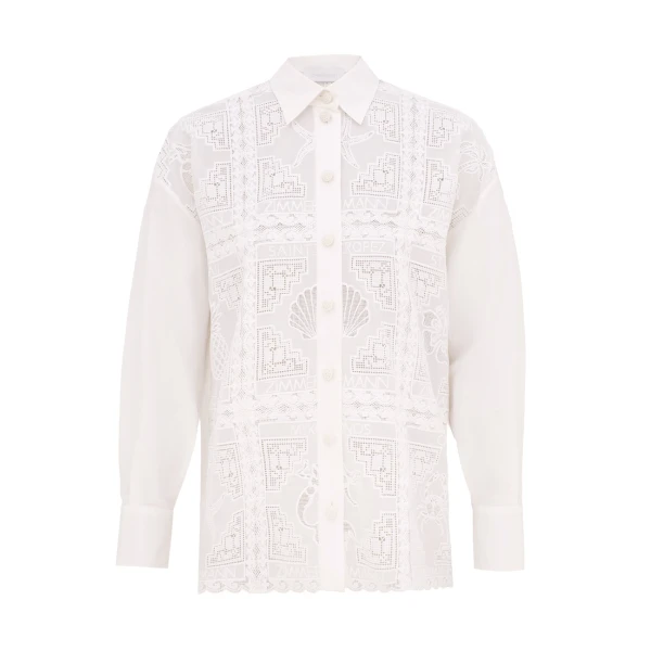 Zimmermann Sundance Embroidered Shirt