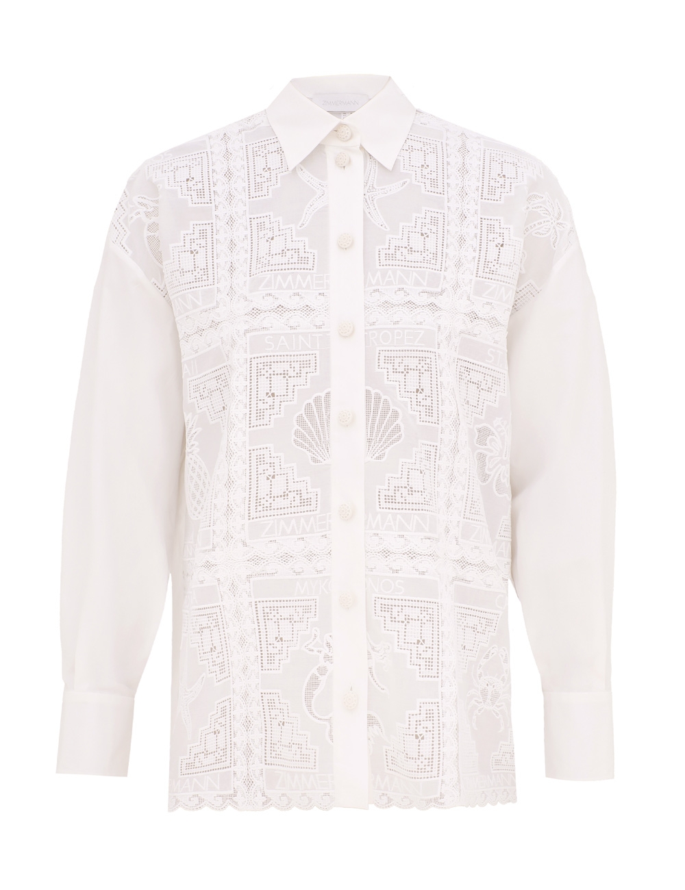 Zimmermann Sundance Embroidered Shirt