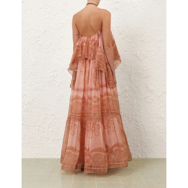 Zimmermann Sundance Frill Maxi Dress, view 4