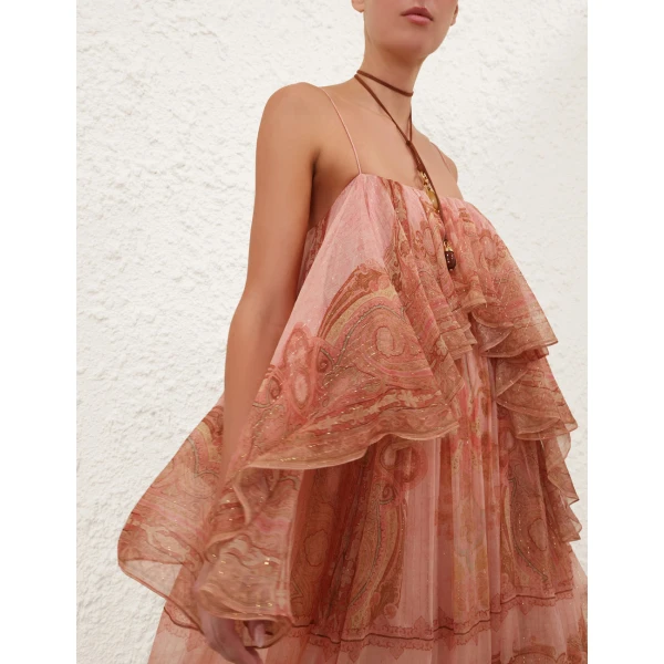 Zimmermann Sundance Frill Maxi Dress, view 5