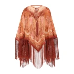 Zimmermann Sundance Fringe Cape