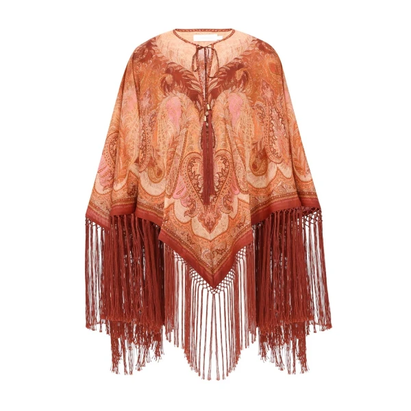 Zimmermann Sundance Fringe Cape