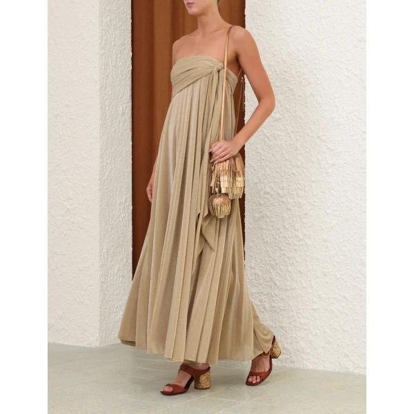 Zimmermann Sundance Jersey Tie Maxi Dress, view 3