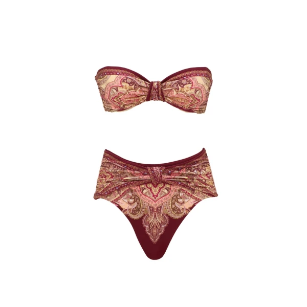Zimmermann Sundance Knot Bandeau Bikini