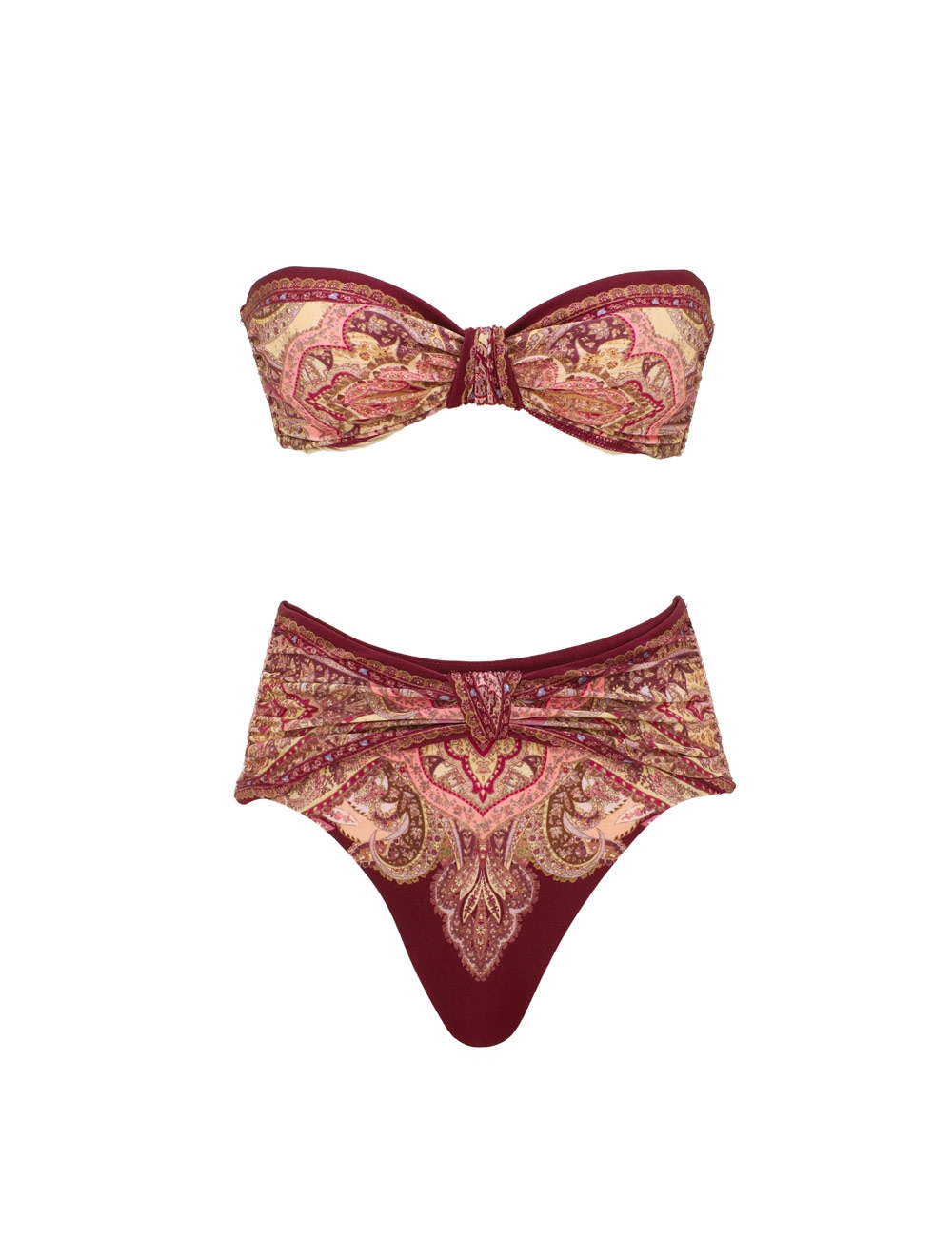 Zimmermann Sundance Knot Bandeau Bikini