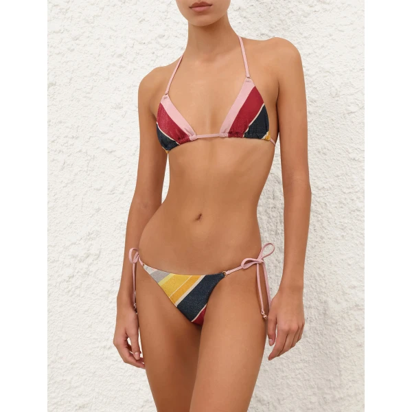 Zimmermann Sundance Metallic Mini Tri Top, view 2