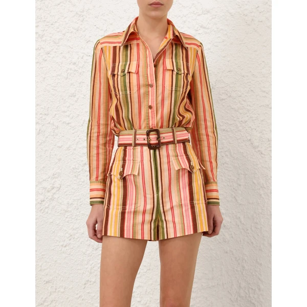 Zimmermann Sundance Stripe Shirt, view 2