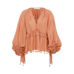 Zimmermann Sundance Tassel Billow Blouse