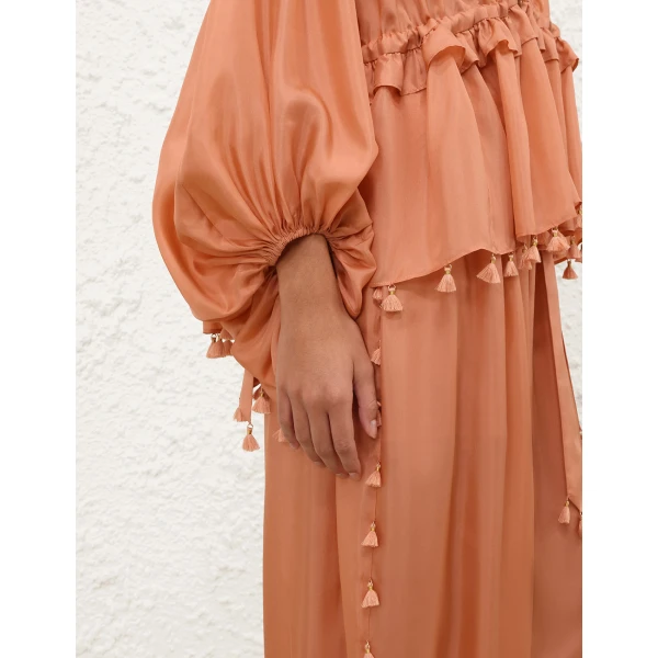 Zimmermann Sundance Tassel Billow Blouse, view 5