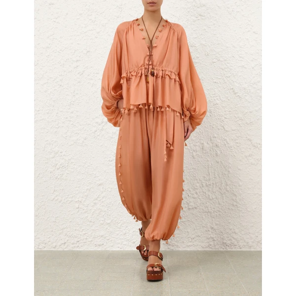 Zimmermann Sundance Tassel Harem Pant, view 2