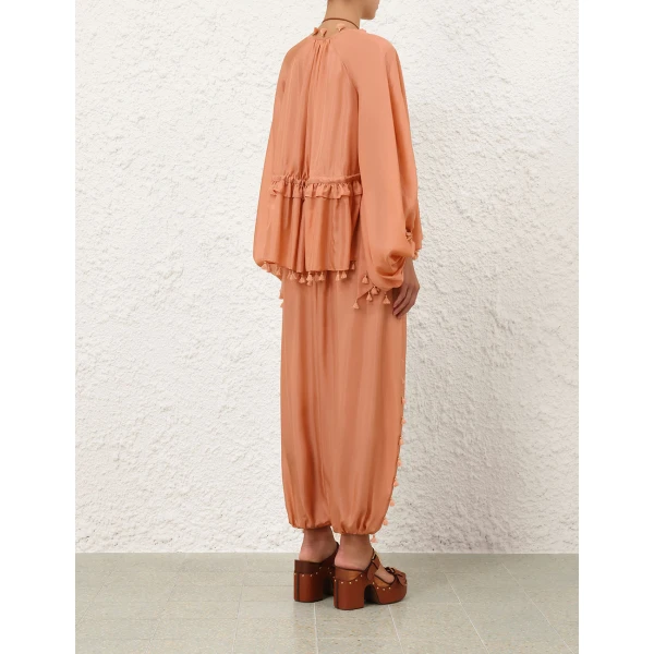 Zimmermann Sundance Tassel Harem Pant, view 4
