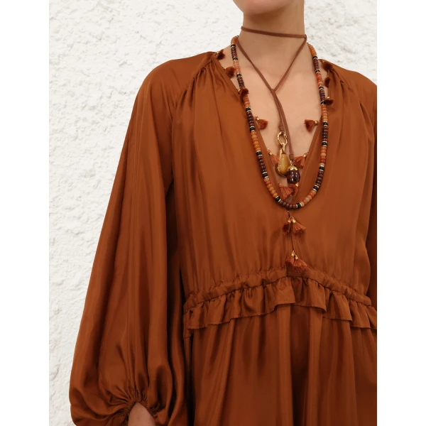 Zimmermann Sundance Tassel Mini Dress, view 5