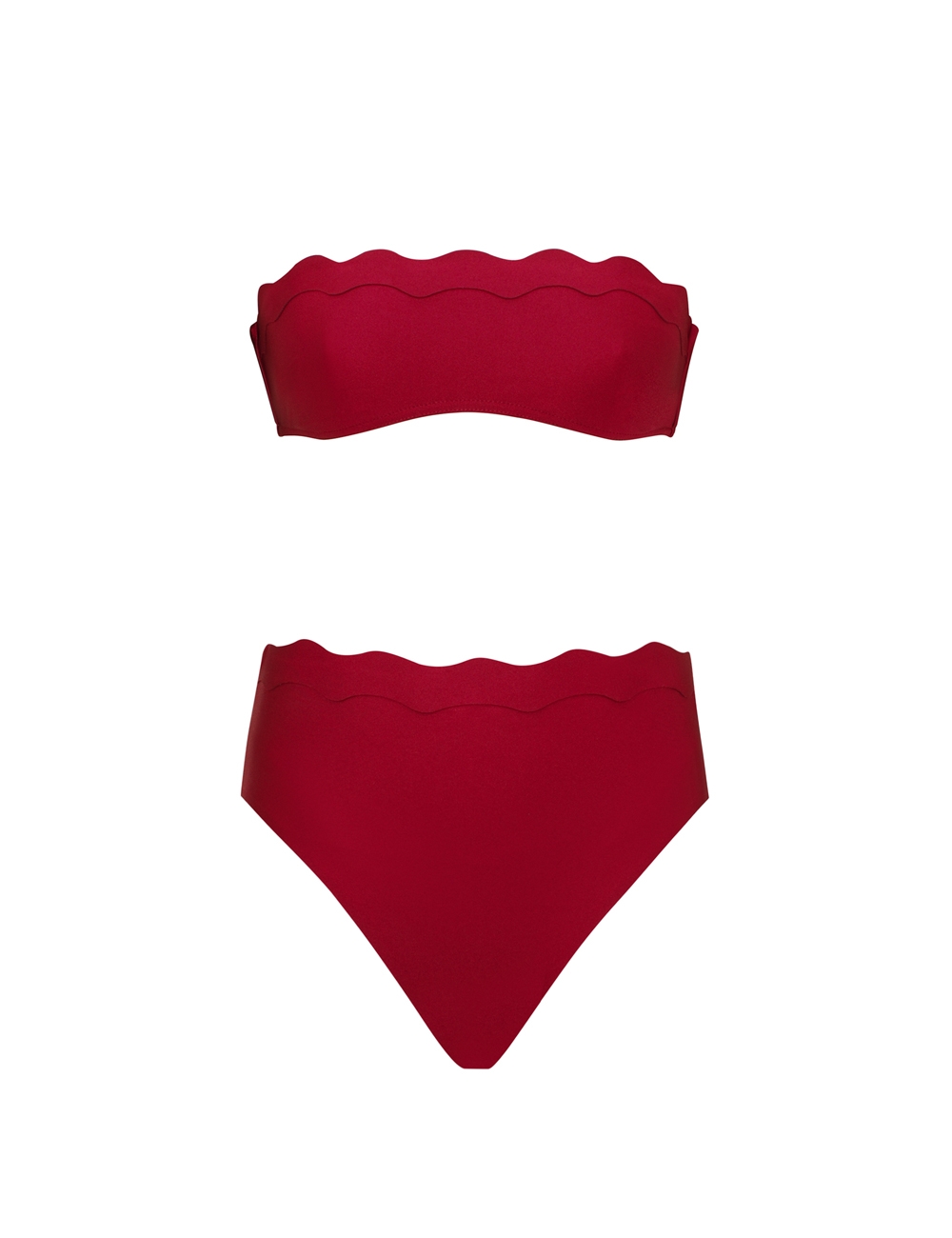 Zimmermann Sundance Wavy Bandeau Bikini