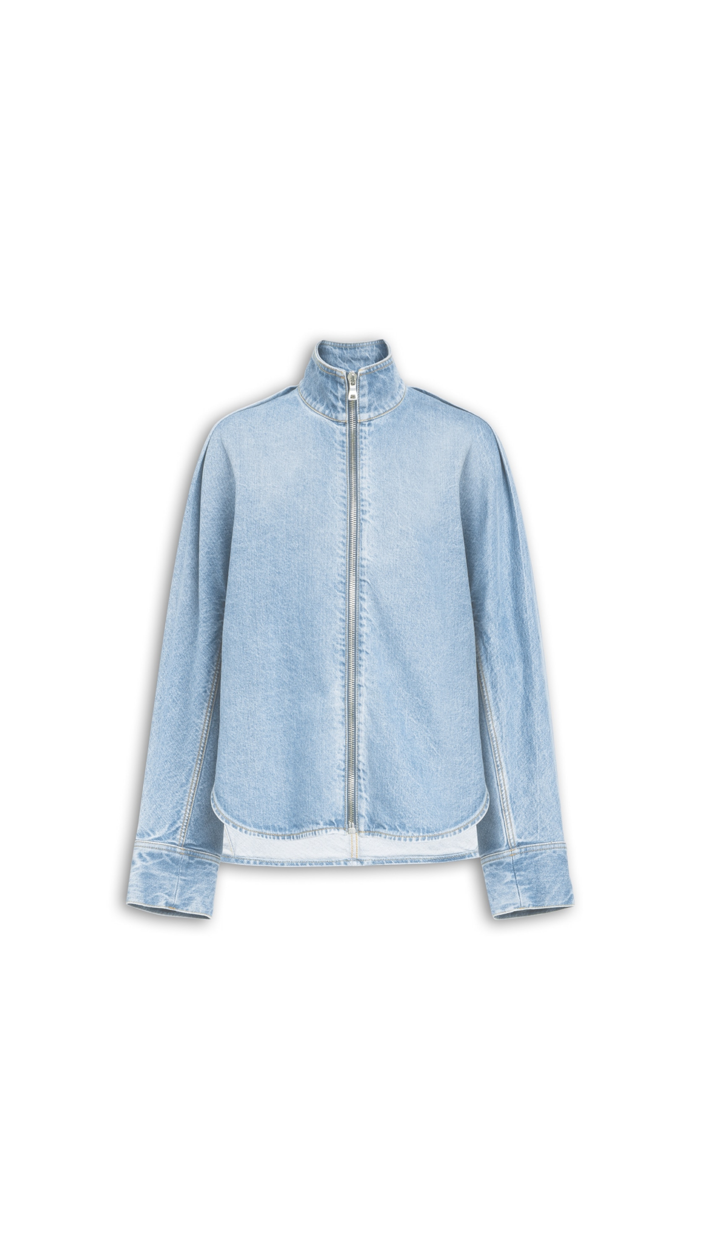 Alaïa Zip Denim Shirt - ALAÏA Pants - Laser Cut Luxury - Shop at Luxury Shoes Alaïa Zip Denim Shirt - ALAÏA Pants - Laser Cut Luxury - Shop at Luxury Shoes