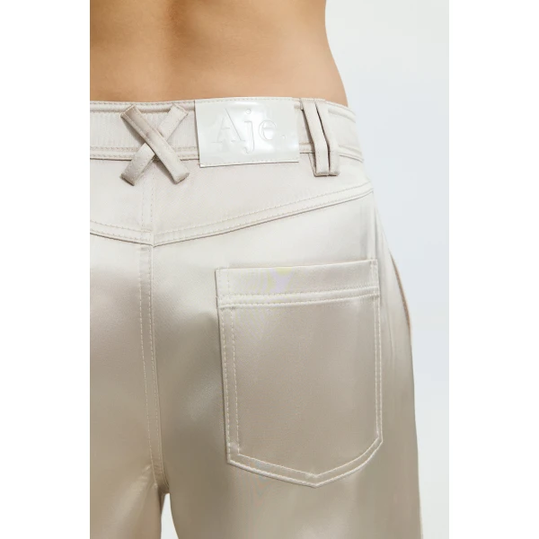 Aje Ardena Satin Cargo Pant, view 4