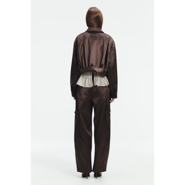 Aje Ardena Satin Jacket, view 5