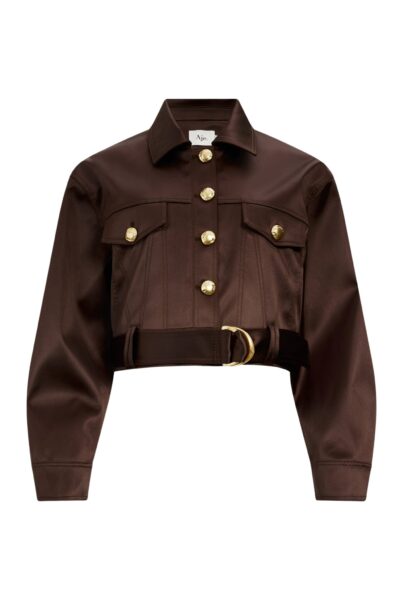 Aje Ardena Satin Jacket