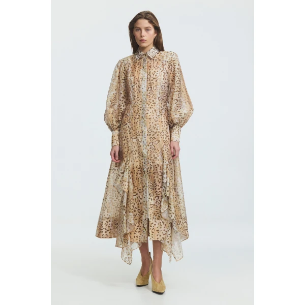 Aje Caelia Midi Shirt Dress, view 2