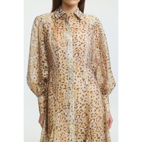 Aje Caelia Midi Shirt Dress, view 3