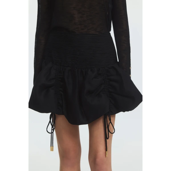 Aje Contour Mini Skirt, view 4