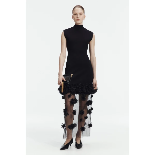 Aje Fleura Knit Midi Dress, view 2