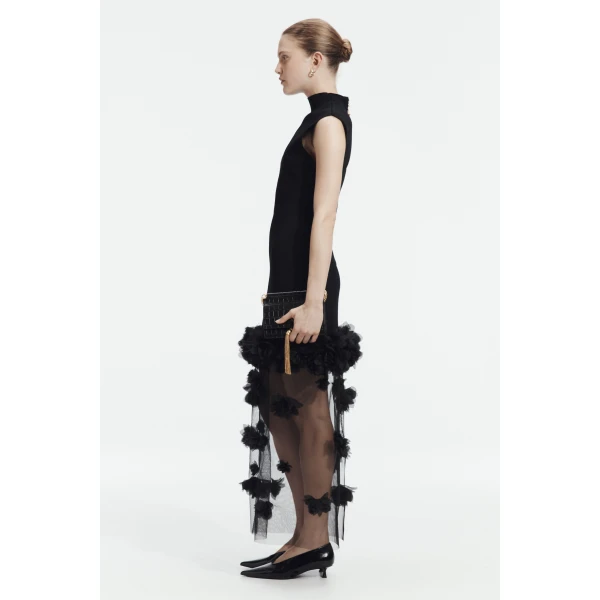 Aje Fleura Knit Midi Dress, view 5