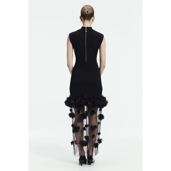 Aje Fleura Knit Midi Dress, view 6
